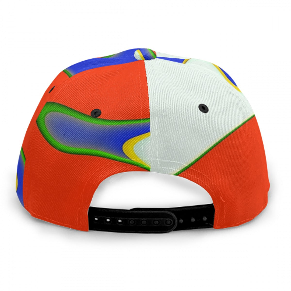 Exclusive Kadobe Orange Frenzy Baseball Cap With Flat Brim