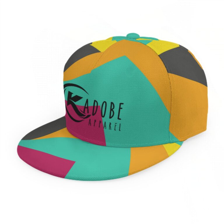 Exclusive Kadobe Modern Stripe Concept 2.0 Logo Baseball Cap With Flat Brim