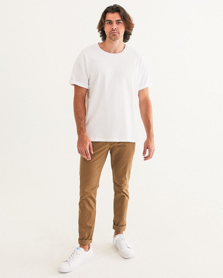 Kadobe Signature Classic White Men’s Faux-Leather Sneaker