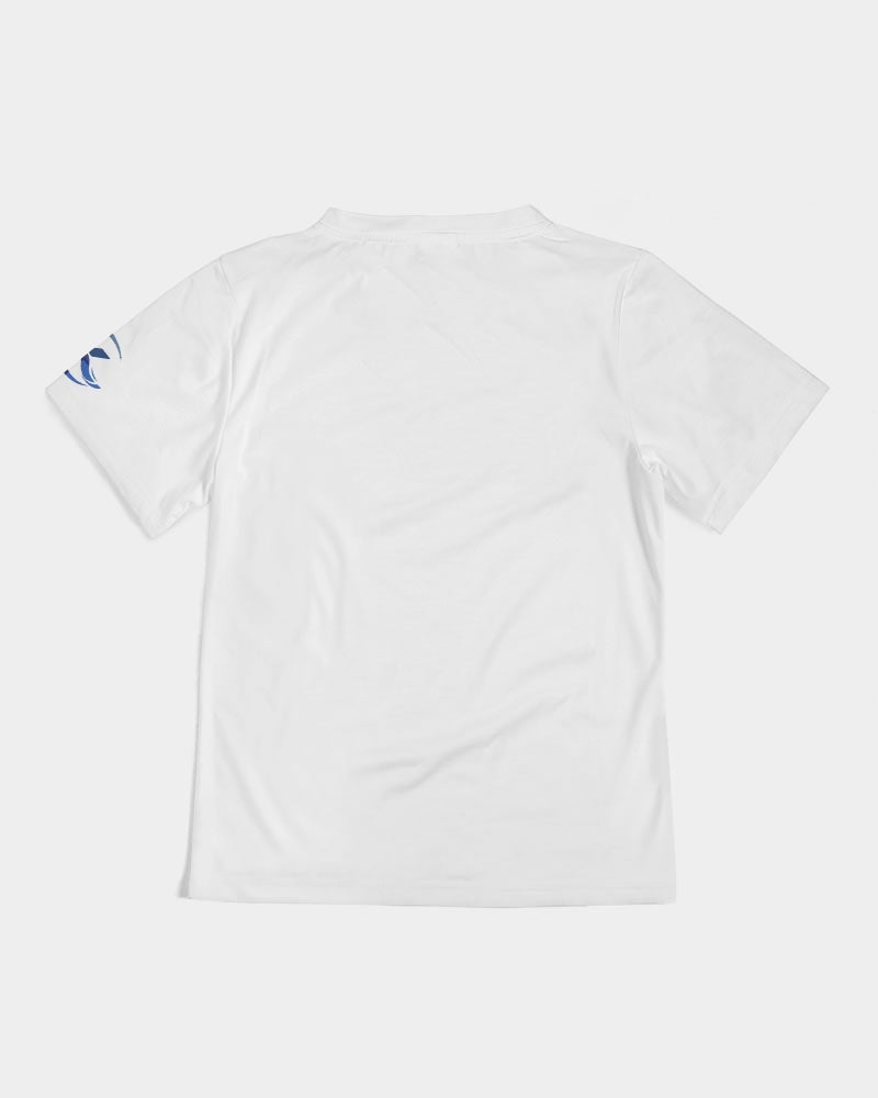 Exclusive Kadobe 2.0 Abstract Blue Boxes Logo Kids Tee