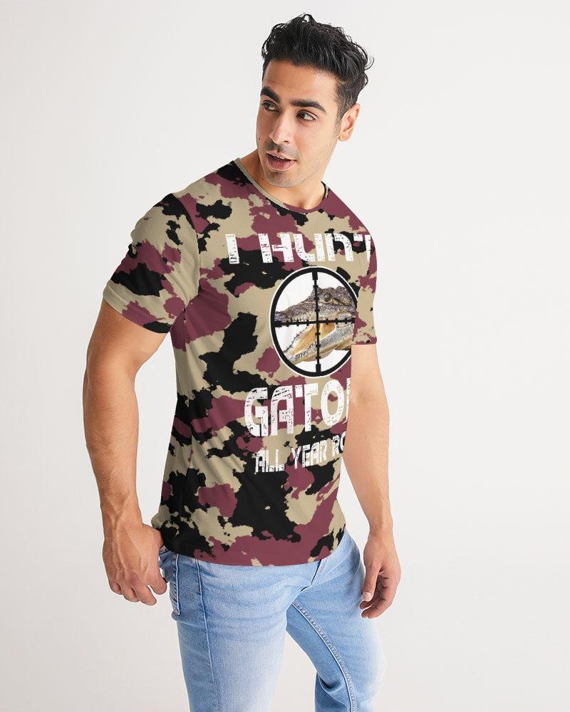Kadobe I Hunt Gators Crew Neck Short Sleeve T Shirt
