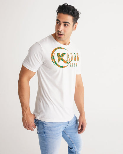Exclusive Kadobe Orange & Green Jungle Blaze Short Sleeve Crew Neck T Shirt