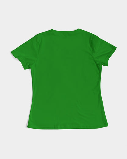 Kadobe Classic Green Women’s Short Sleeve Crew Neck T-Shirt