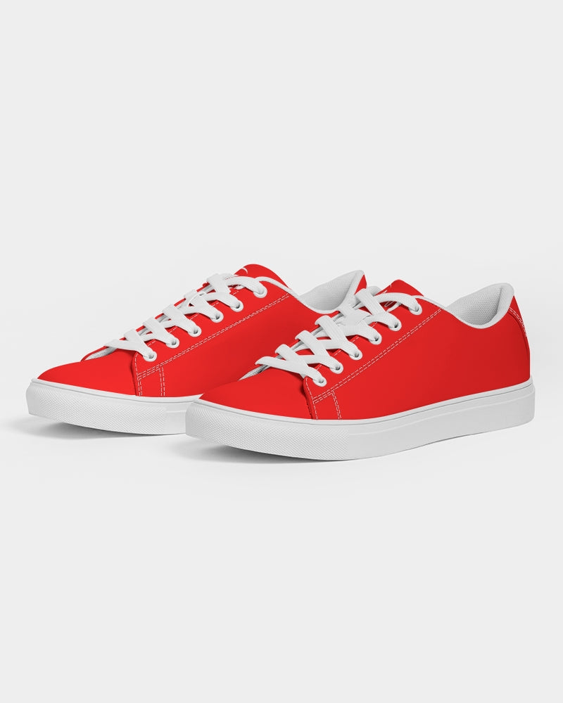 Kadobe Classic Red Men’s Faux-Leather Sneaker