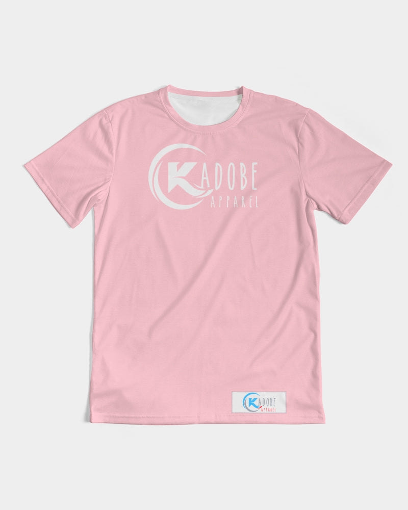 Kadobe Classic Pink Men Short Sleeve Crew Neck T-Shirt