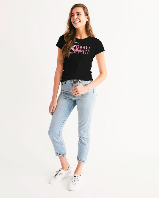 Exclusive Kadobe Breast Cancer Awareness Women’s Crew Neck Short Sleeve T-Shirt