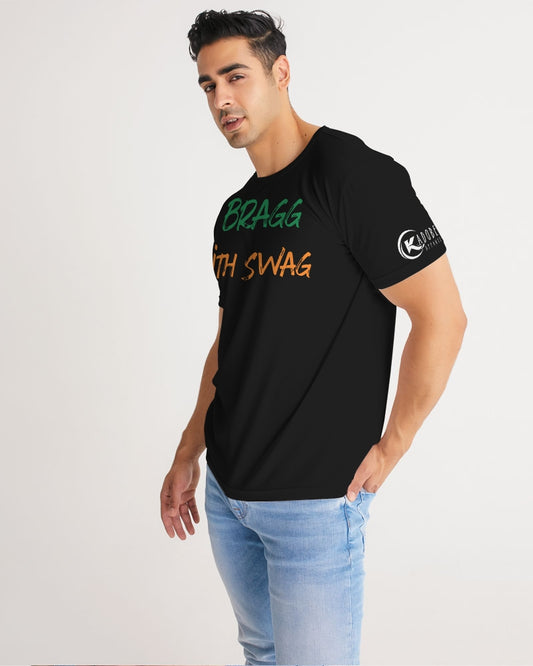 Kadobe I Bragg With Swag Black Crew Neck Short Sleeve T Shirt