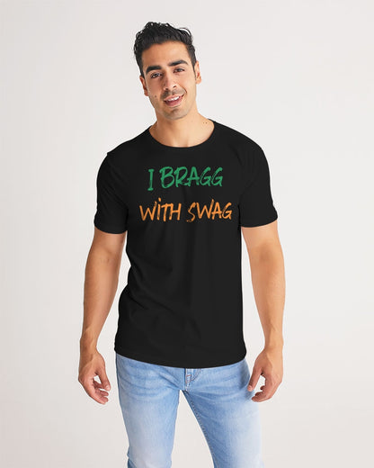 Kadobe I Bragg With Swag Black Crew Neck Short Sleeve T Shirt