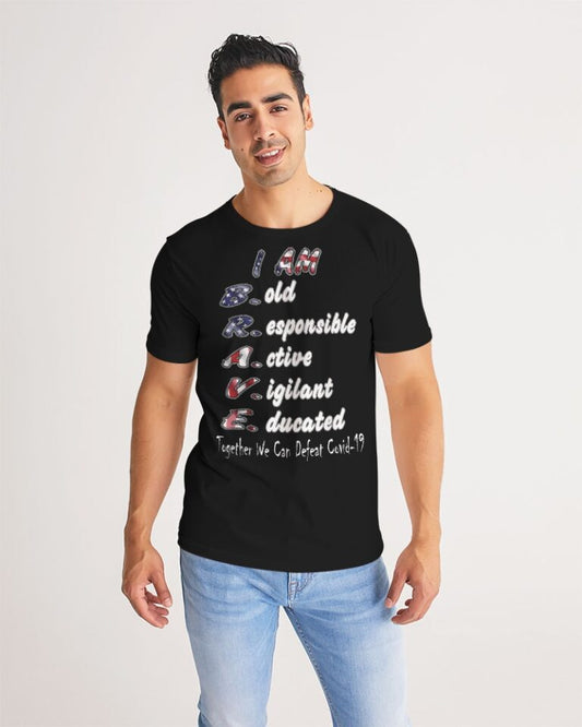 Kadobe I Am Brave Crew Neck Short Sleeve T Shirt