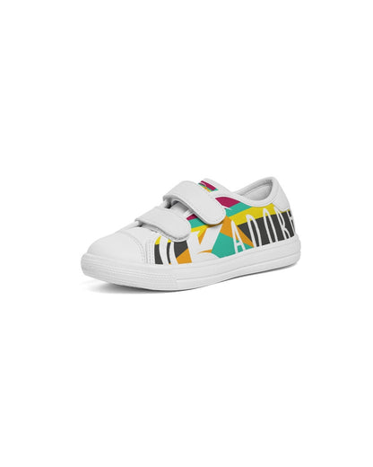 Exclusive Kadobe Modern Stripe Concept 2.0 Logo Kids Velcro Sneaker