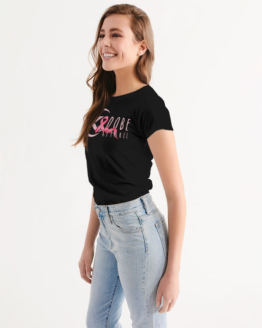 Exclusive Kadobe Breast Cancer Awareness Women’s Crew Neck Short Sleeve T-Shirt