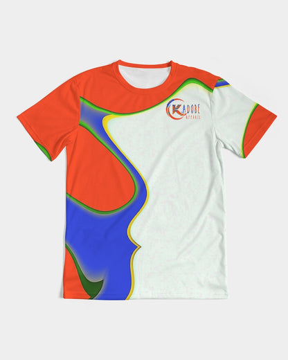 Exclusive Kadobe Orange Frenzy Short Sleeve Crew Neck T Shirt