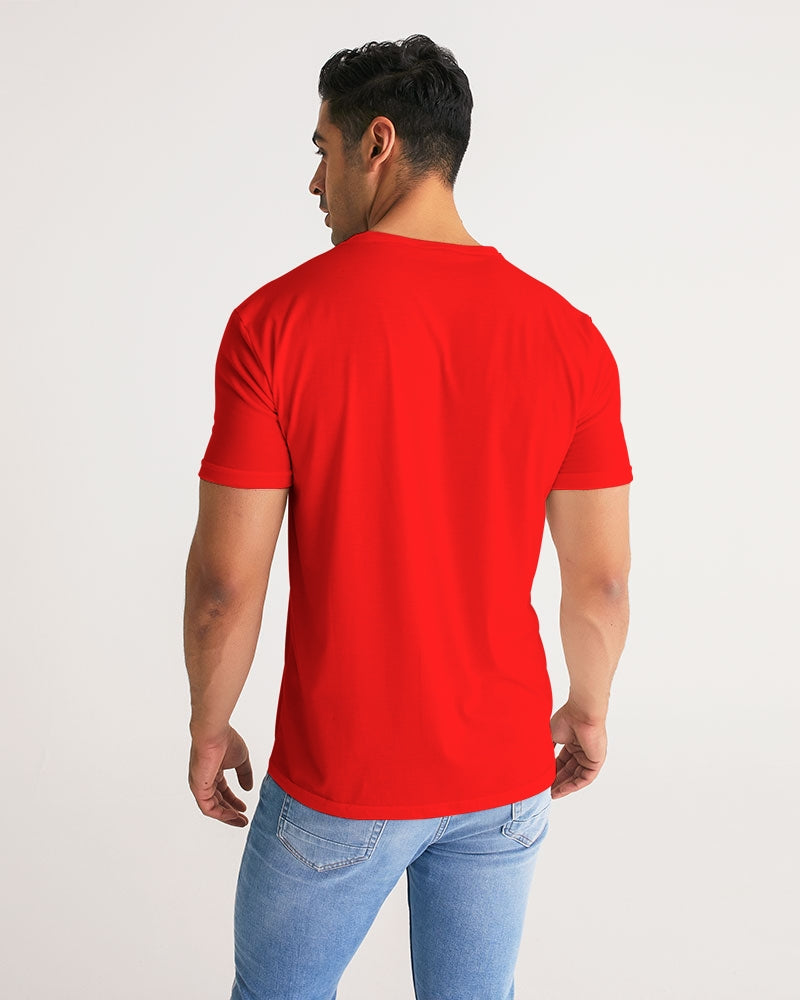 Kadobe Classic Red Men Short Sleeve Crew Neck T Shirt