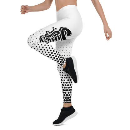 White & Black JUICY Leggings