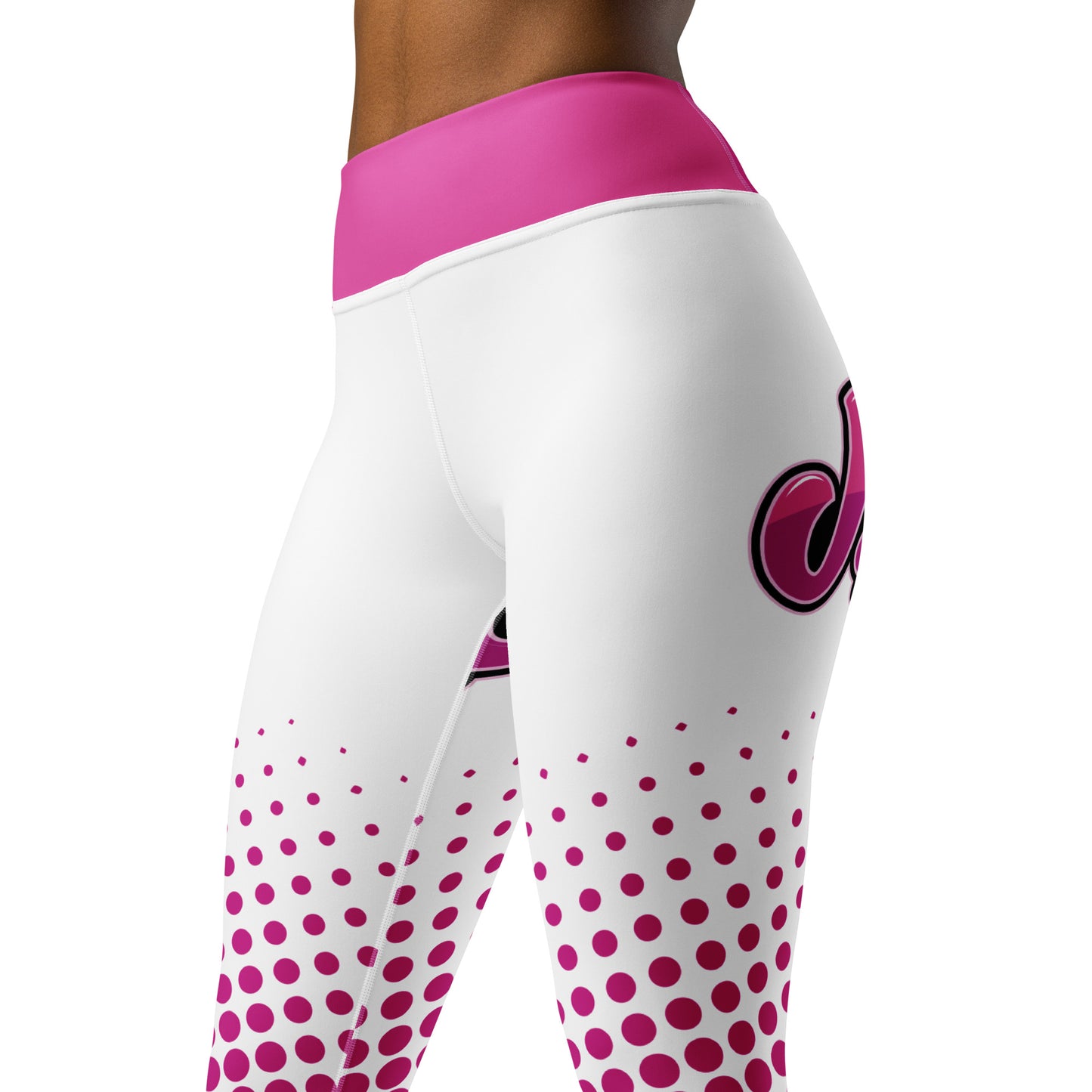 Juicy Yoga Leggings pink and white