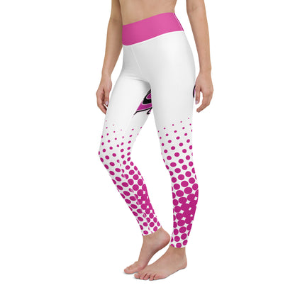 Juicy Yoga Leggings pink and white
