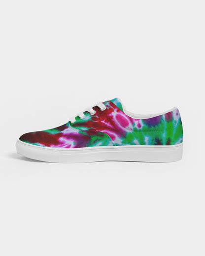 Kadobe Retro Tie Dye Men’s Lace Up Canvas Shoe