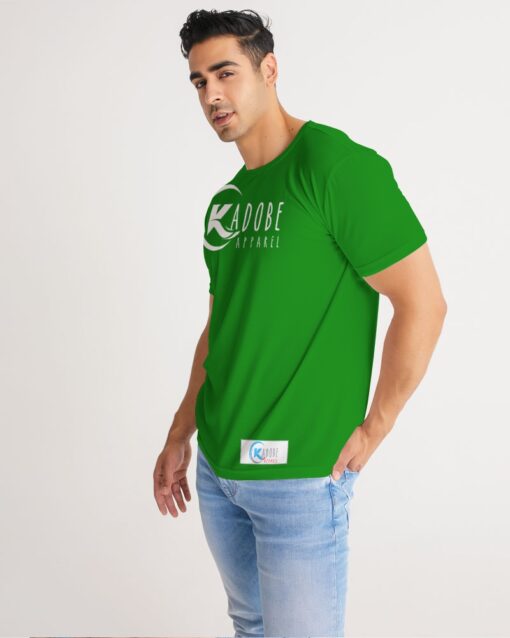 Kadobe Classic Green Men Short Sleeve Crew Neck T Shirt