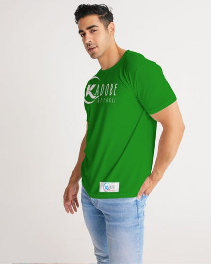 Kadobe Classic Green Men Short Sleeve Crew Neck T Shirt
