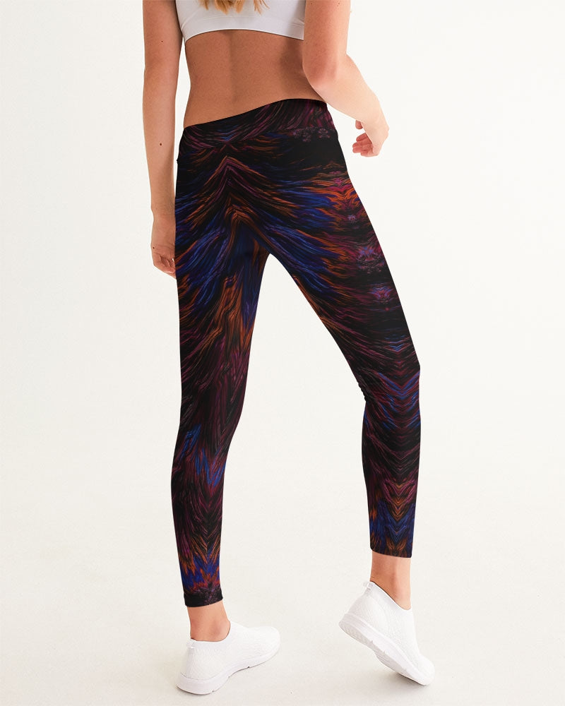 Kadobe Women Polychromatic Plumes Yoga Pants