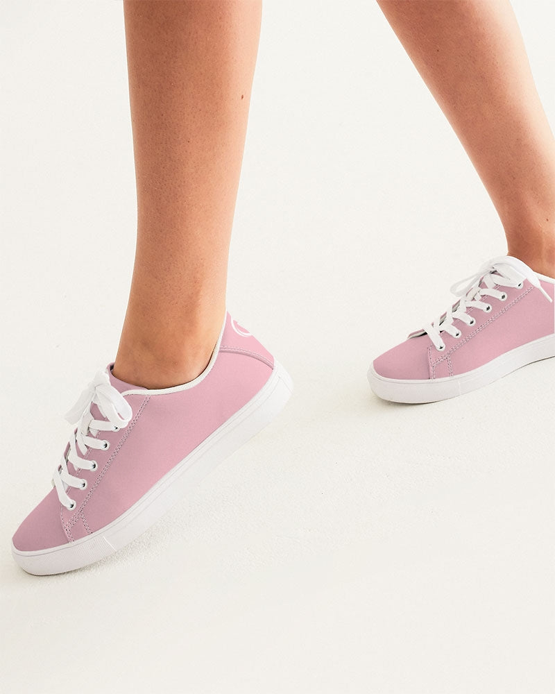 Kadobe Classic Pink Women’s Faux-Leather Sneaker