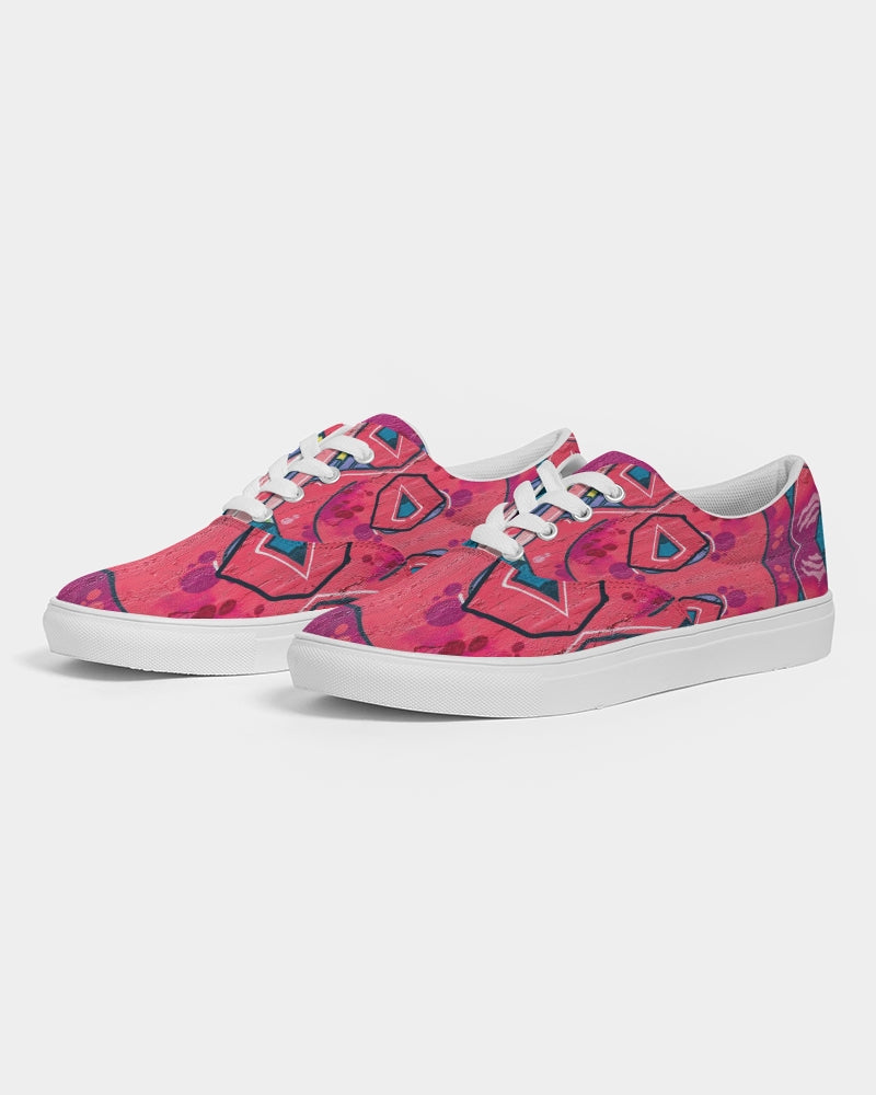 Kadobe GraffPop Blossom Women’s Lace Up Canvas Shoe