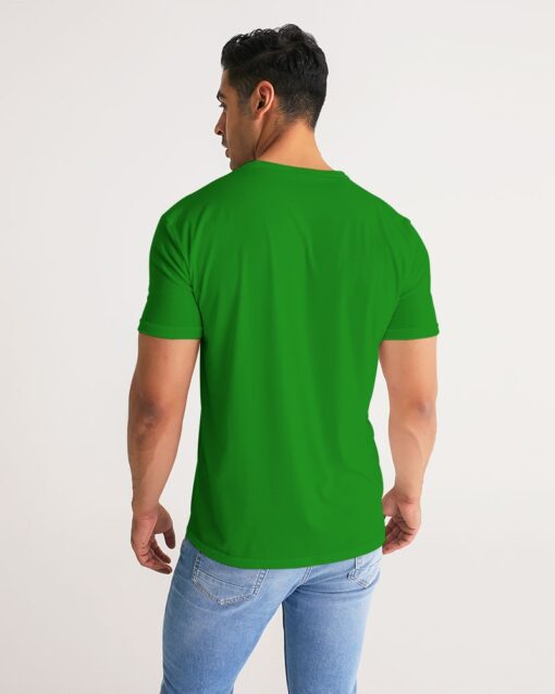 Kadobe Classic Green Men Short Sleeve Crew Neck T Shirt