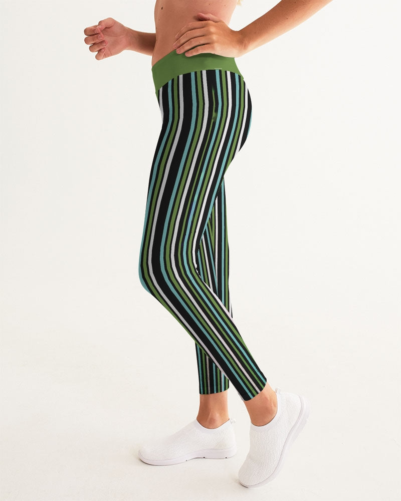 Kadobe Women Emerald Mirage Yoga Pants