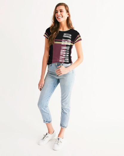Kadobe On The War Path Women Crew Neck Short Sleeve T Shirt