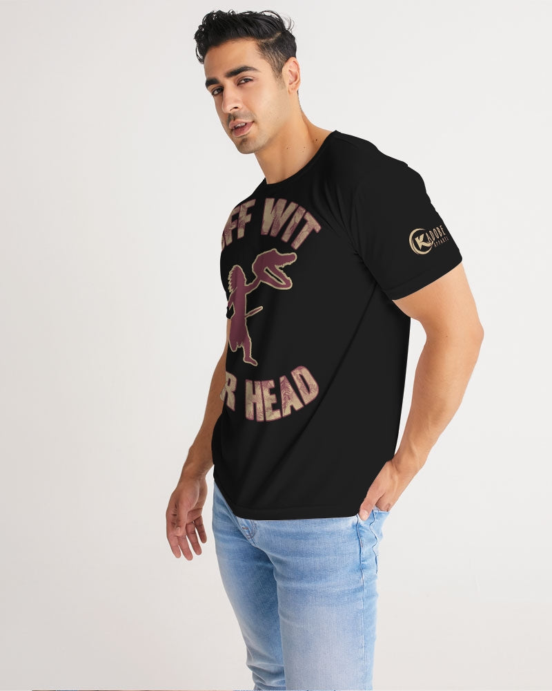 Kadobe Off Wit Your Head Black Short Sleeve Crew Neck T Shirt