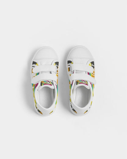 Exclusive Kadobe Modern Stripe Concept 2.0 Logo Kids Velcro Sneaker