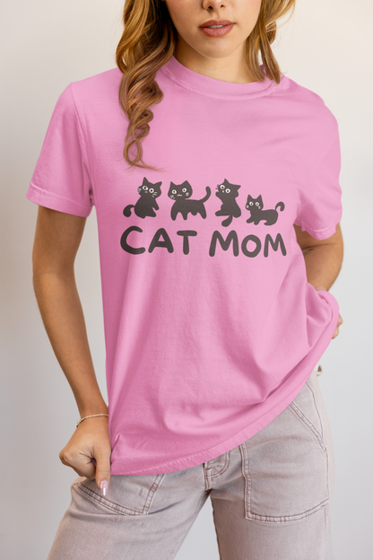 CAT MOM Women's T-Shirt | Cute Kitty Lover Tee