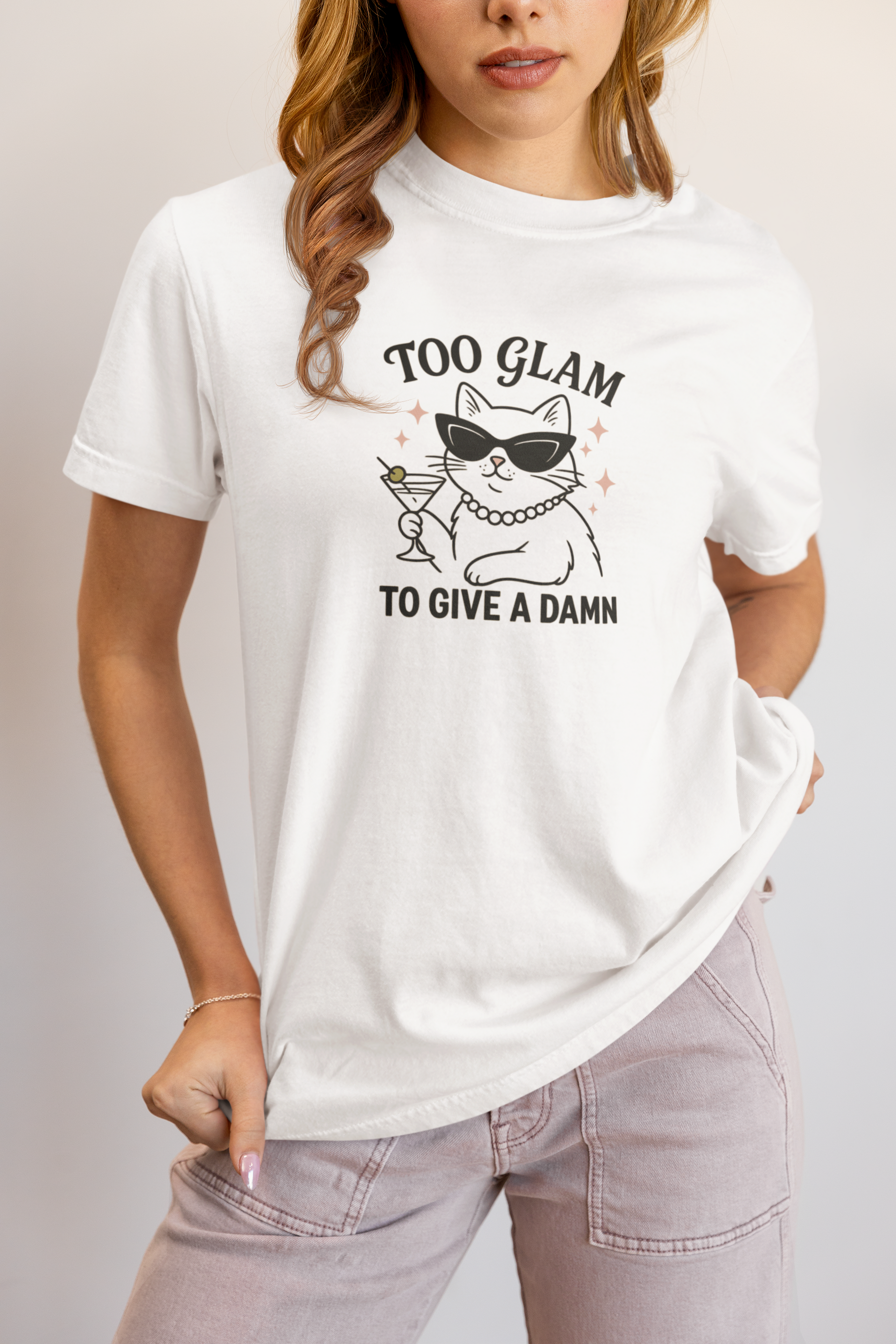 Glam Cat Women's Premium T-Shirt