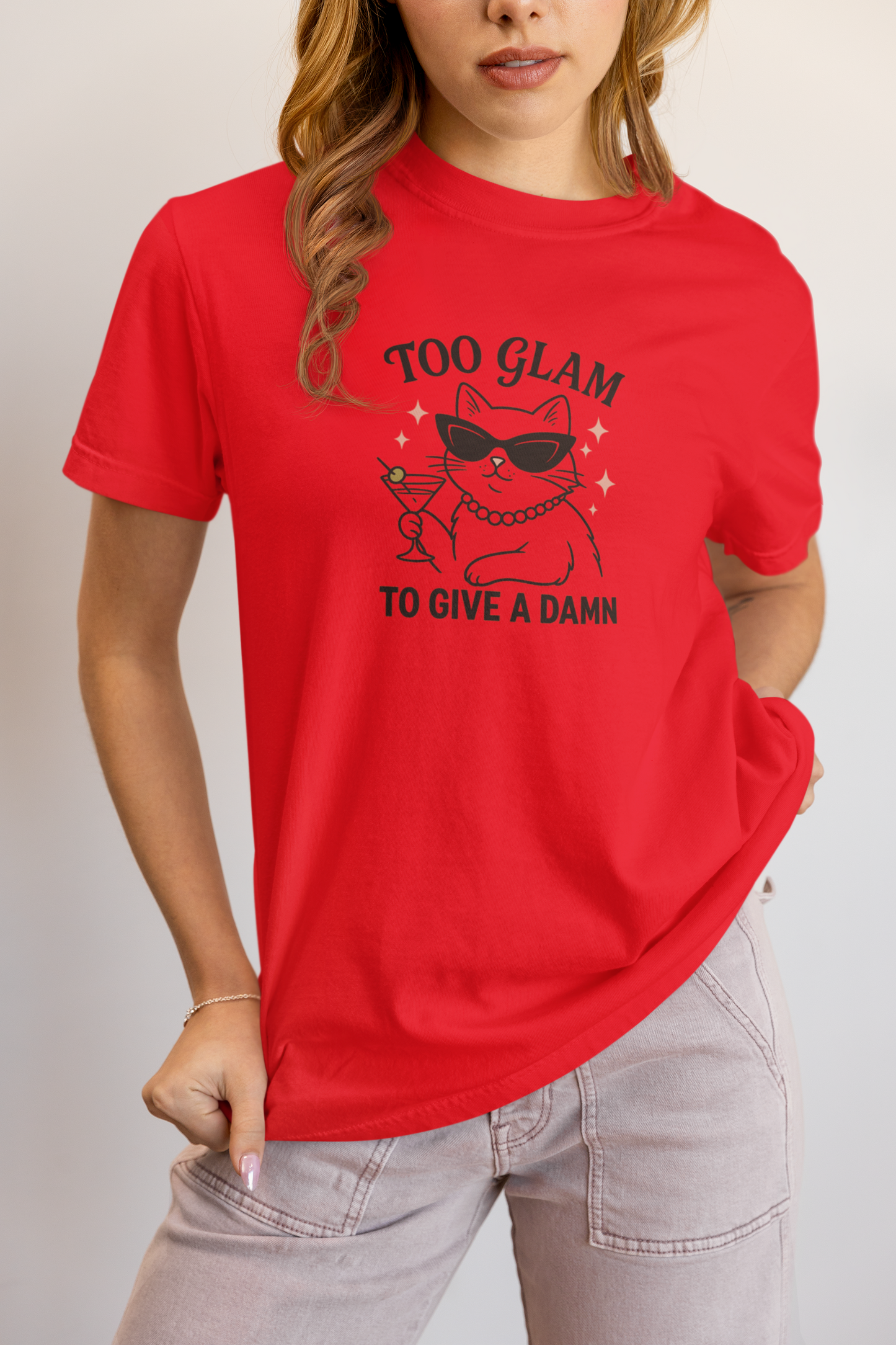 Glam Cat Women's Premium T-Shirt