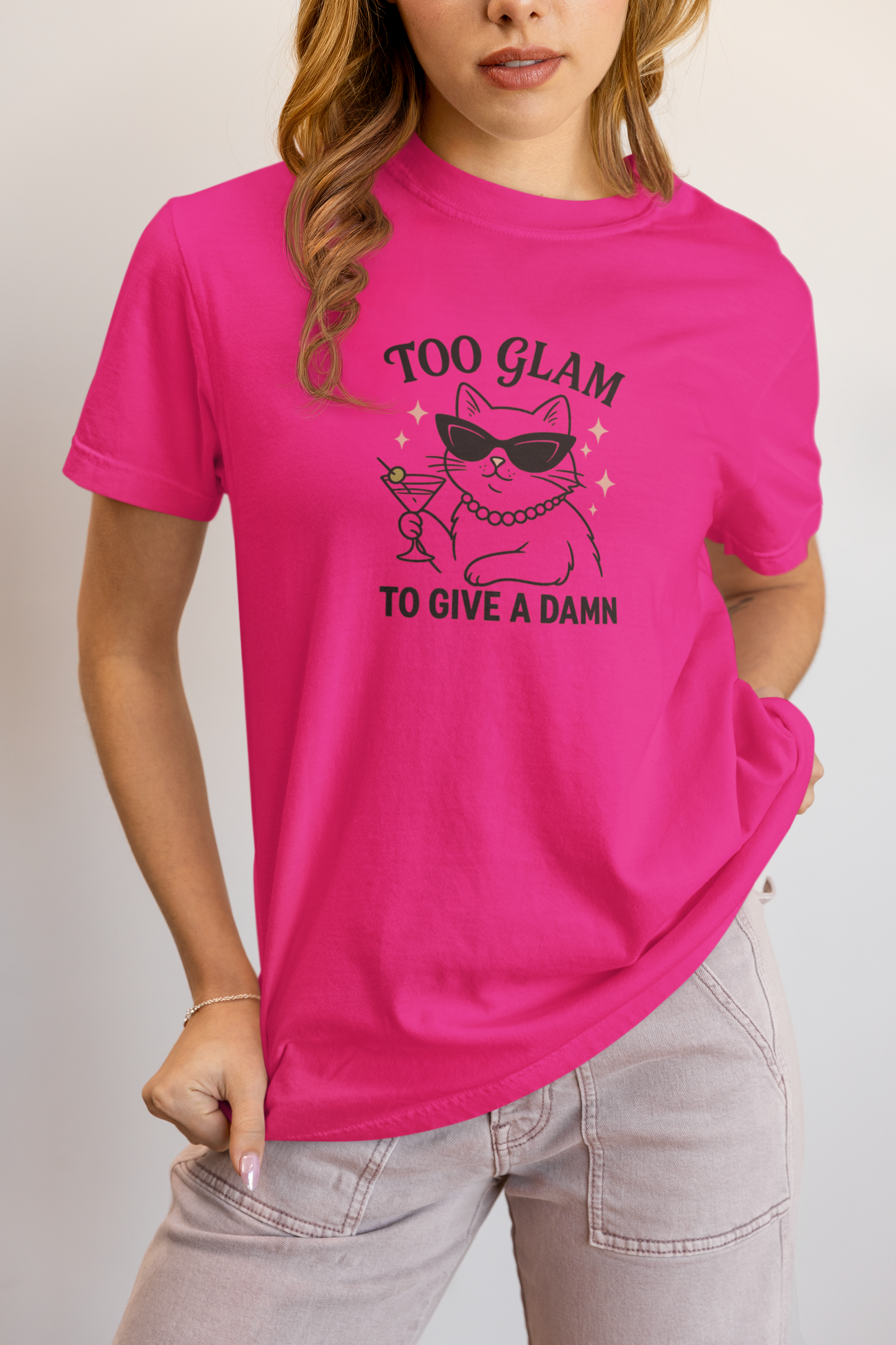 Glam Cat Women's Premium T-Shirt
