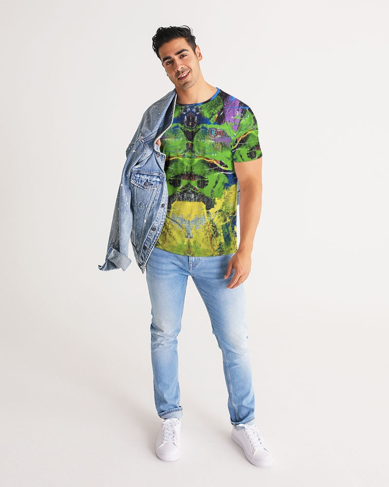 Kadobe Chromatic Haze Fusion Men’s Short Sleeve Crew Neck T-Shirt