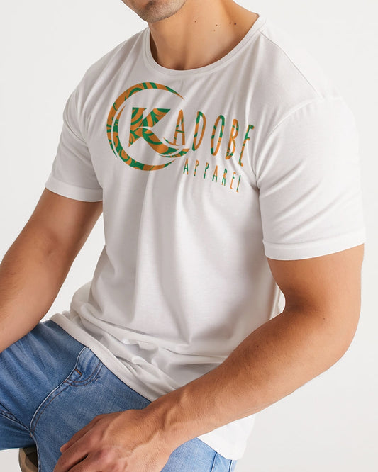 Exclusive Kadobe Orange & Green Jungle Blaze Short Sleeve Crew Neck T Shirt