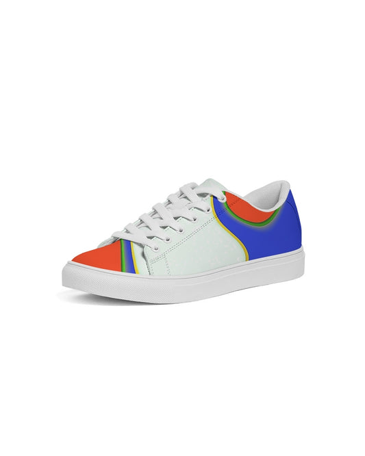 Exclusive Kadobe Orange Frenzy Men’s Faux-Leather Sneaker