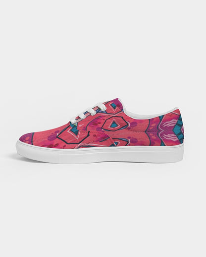 Kadobe GraffPop Blossom Women’s Lace Up Canvas Shoe