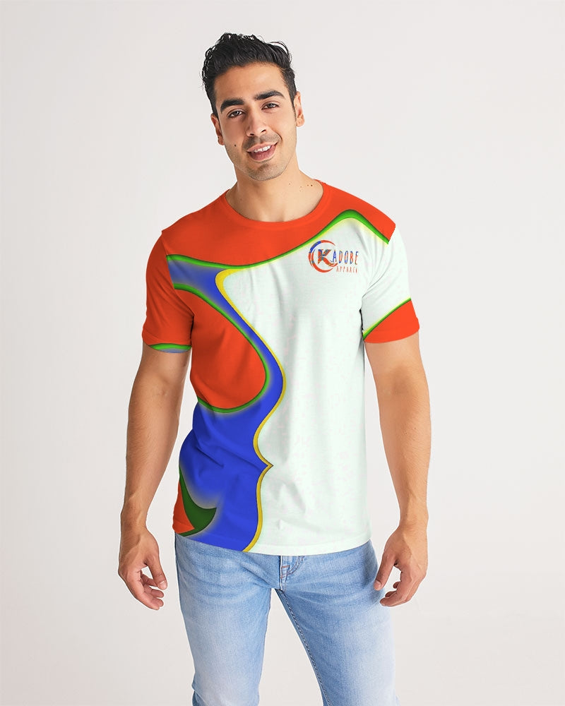 Exclusive Kadobe Orange Frenzy Short Sleeve Crew Neck T Shirt