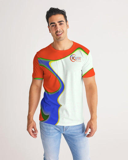 Exclusive Kadobe Orange Frenzy Short Sleeve Crew Neck T Shirt
