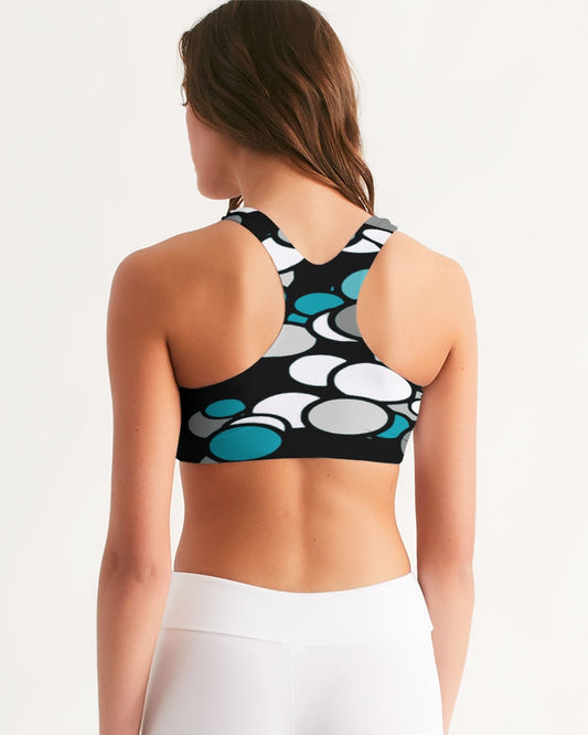 Kadobe Women Spectral Mosaic Seamless Sports Bra