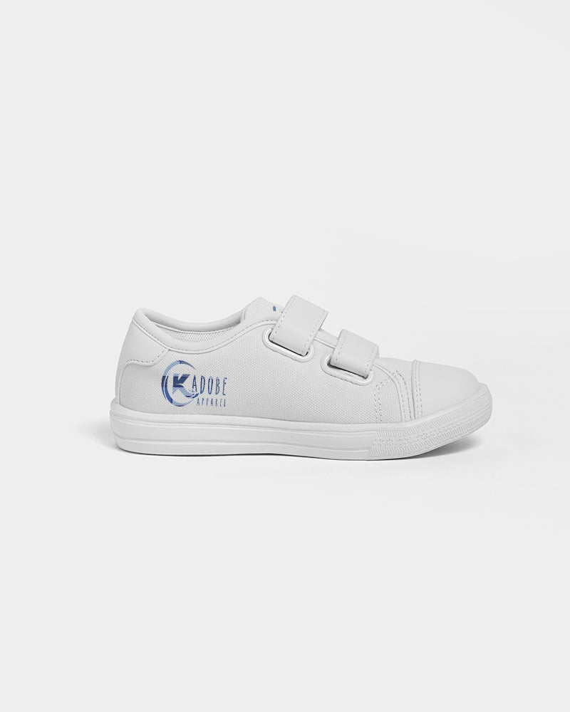 Exclusive Kadobe Abstract Blue Boxes Logo Kids Velcro Sneaker