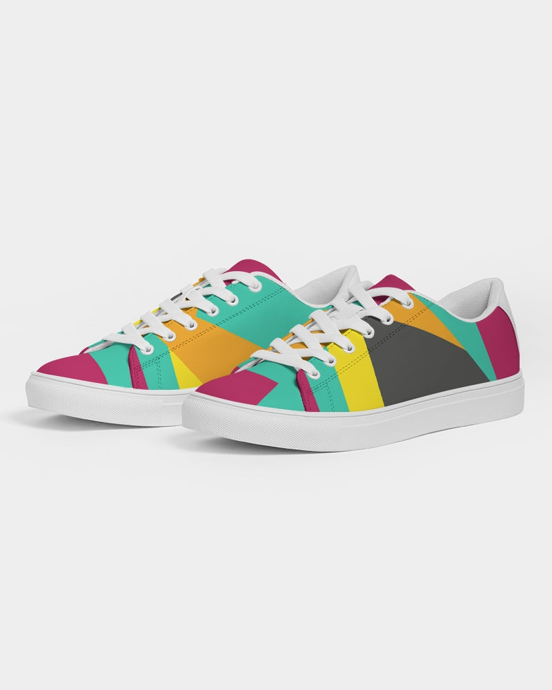 Kadobe Modern Stipe Concept Men’s Faux-Leather Sneaker