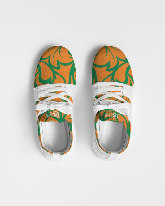 Kadobe Orange & Green Jungle Blaze Men Two Tone Sneaker