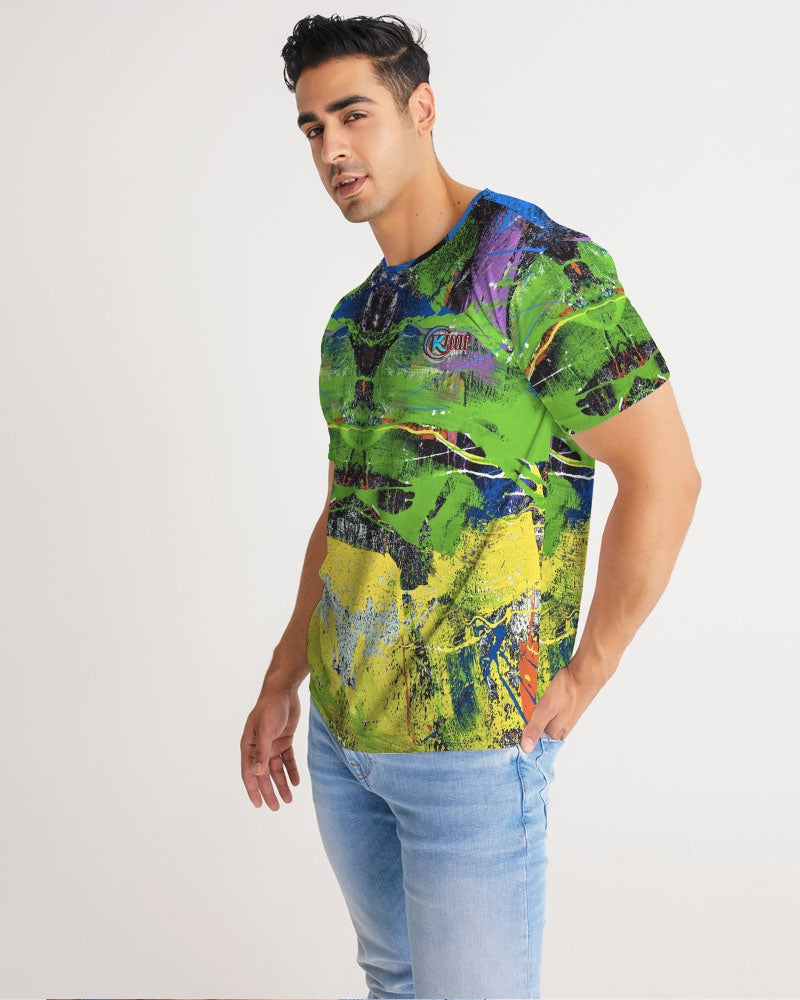 Kadobe Chromatic Haze Fusion Men’s Short Sleeve Crew Neck T-Shirt