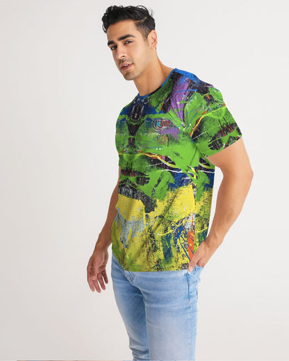 Kadobe Chromatic Haze Fusion Men’s Short Sleeve Crew Neck T-Shirt
