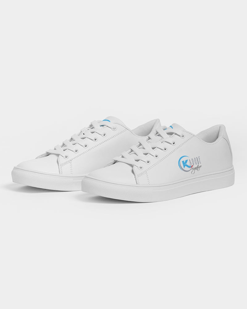 Kadobe Signature Classic White Men’s Faux-Leather Sneaker