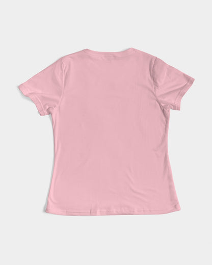 Kadobe Classic Pink Women’s Short Sleeve Crew Neck T-Shirt