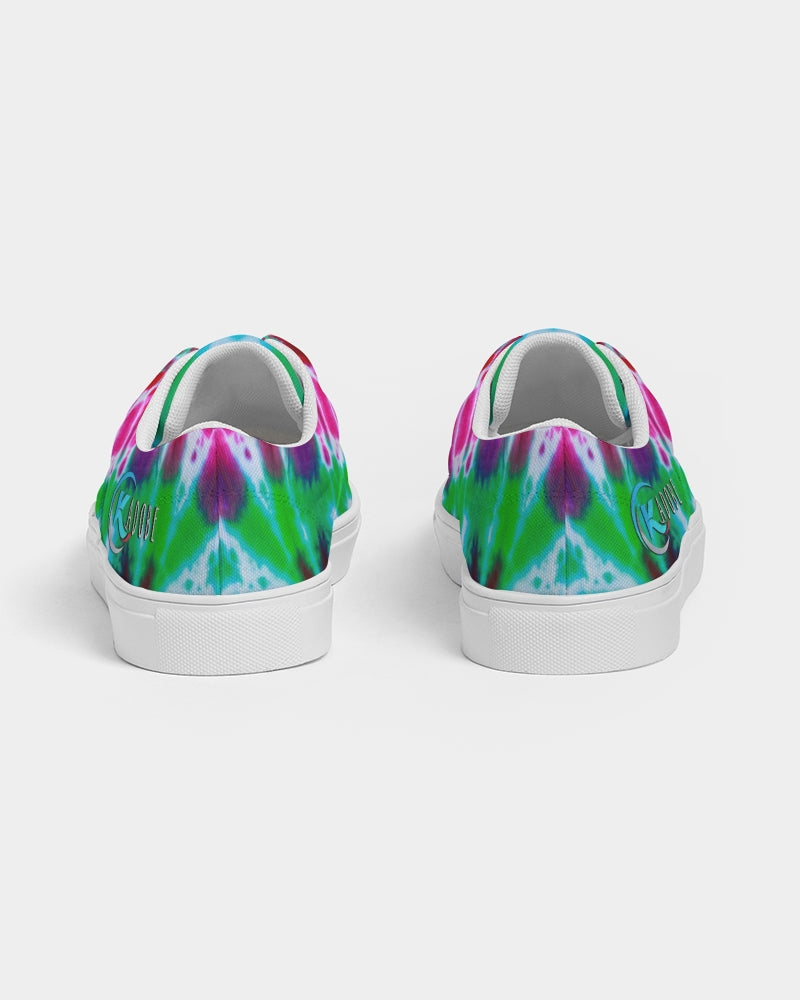 Kadobe Retro Tie Dye Men’s Lace Up Canvas Shoe